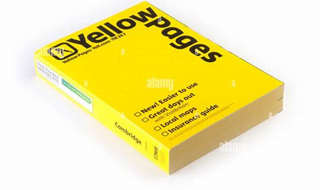 yellow page phone book
