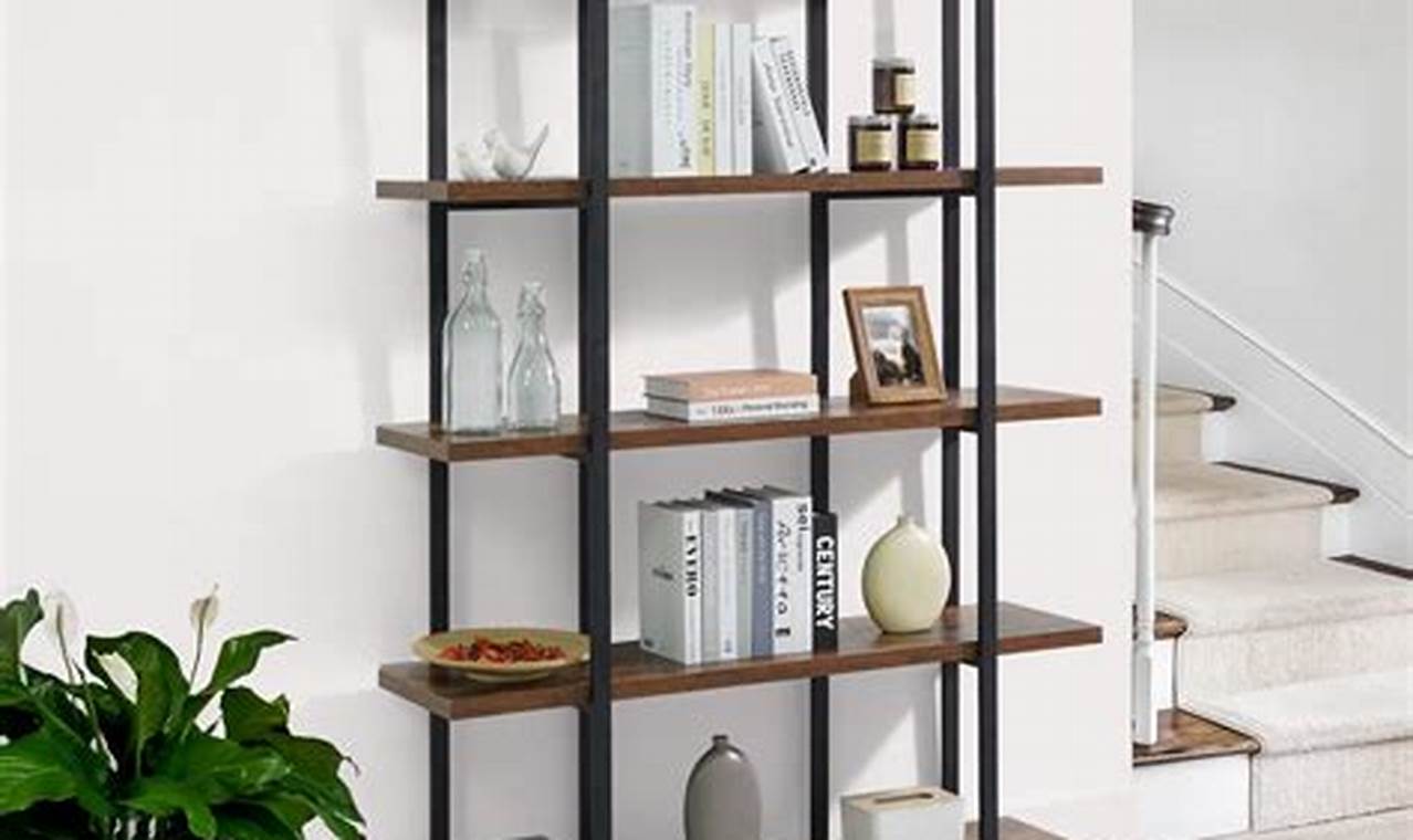 5 shelf book case