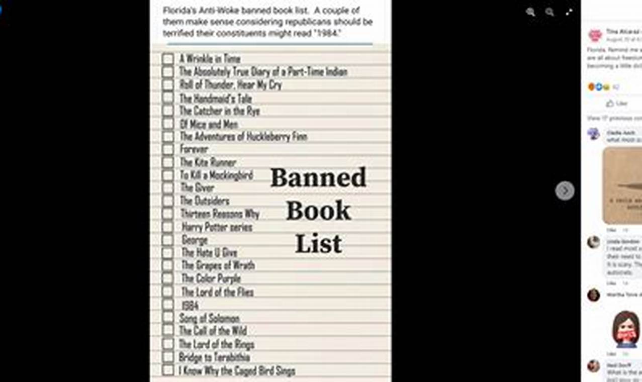 florida banned book list