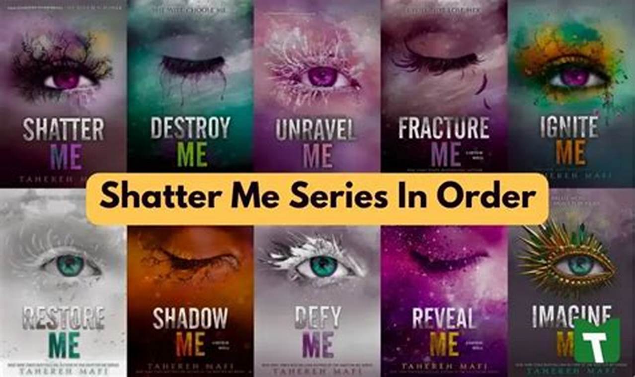 shatter me books in order