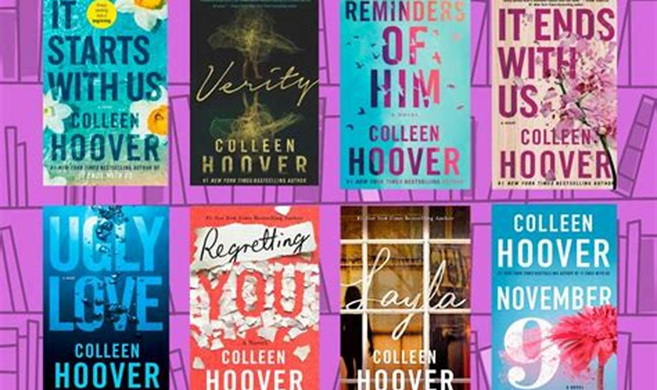 colleen hoover books ranked