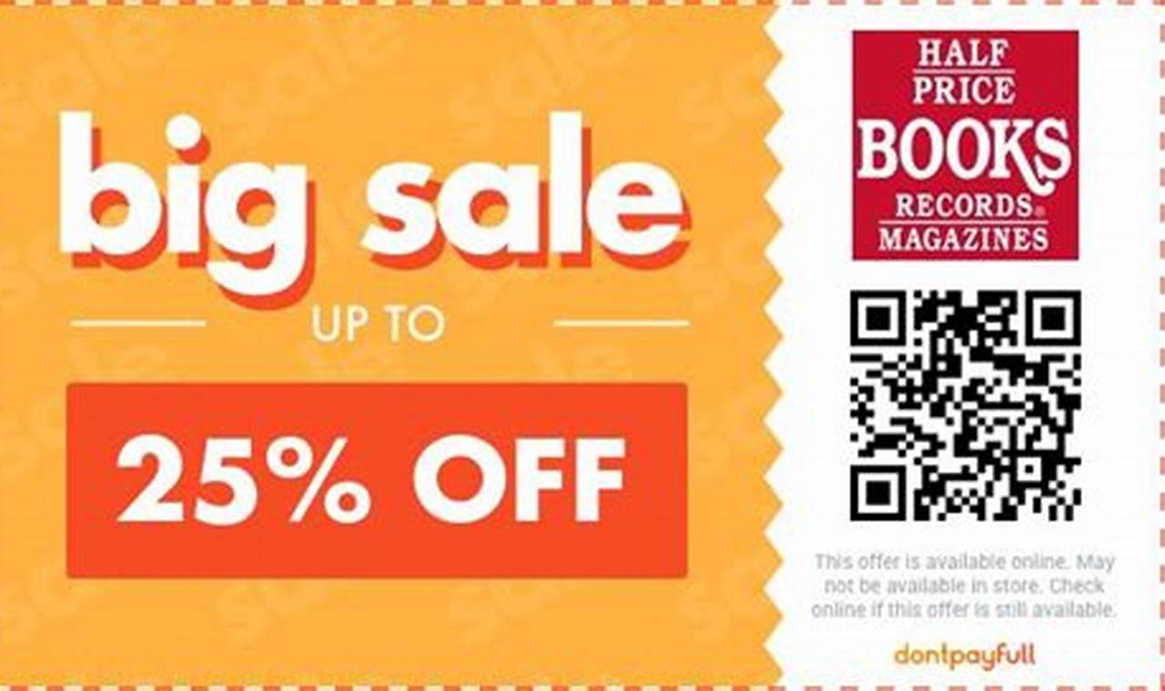 half price books coupon