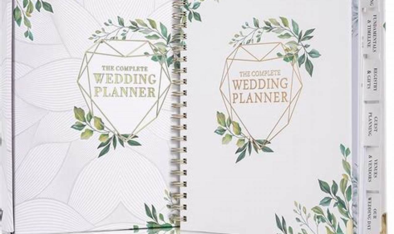 wedding planner books
