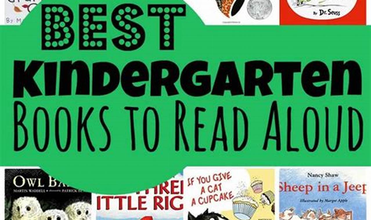 read aloud books for kindergarten