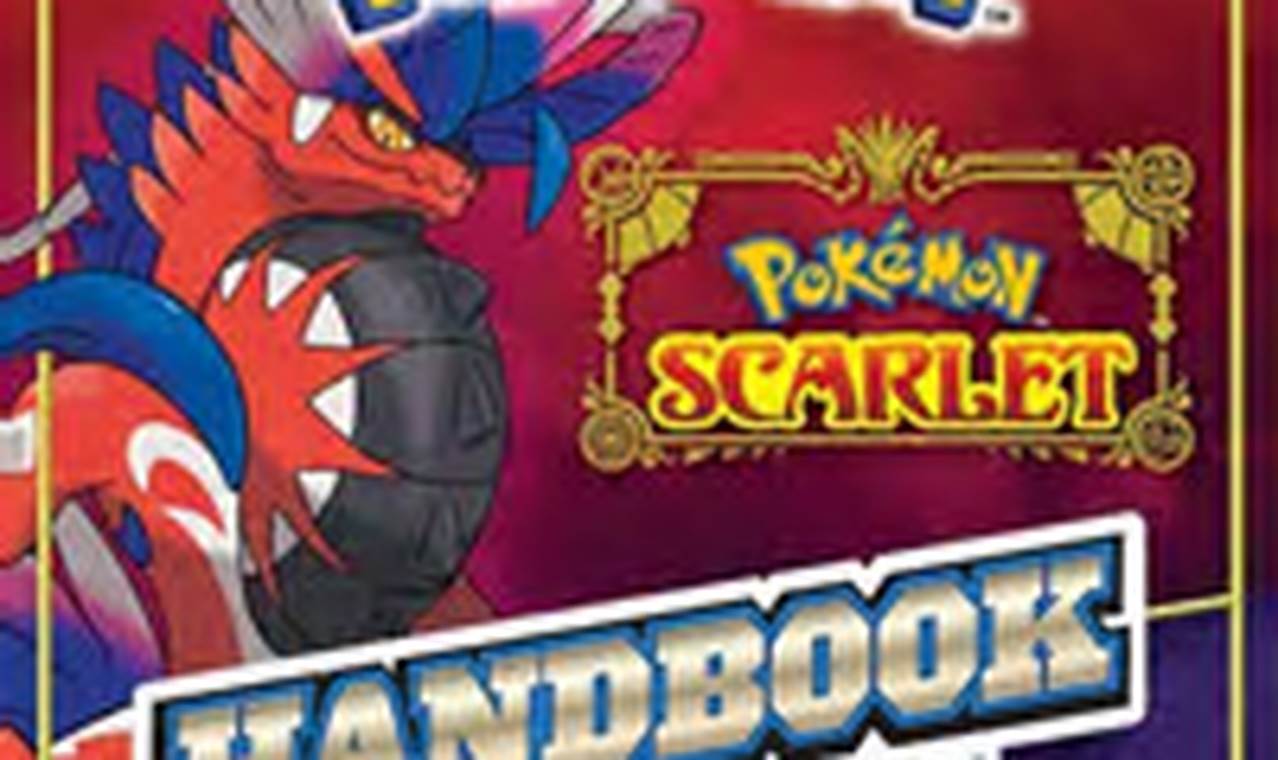 pokemon scarlet and violet guide book