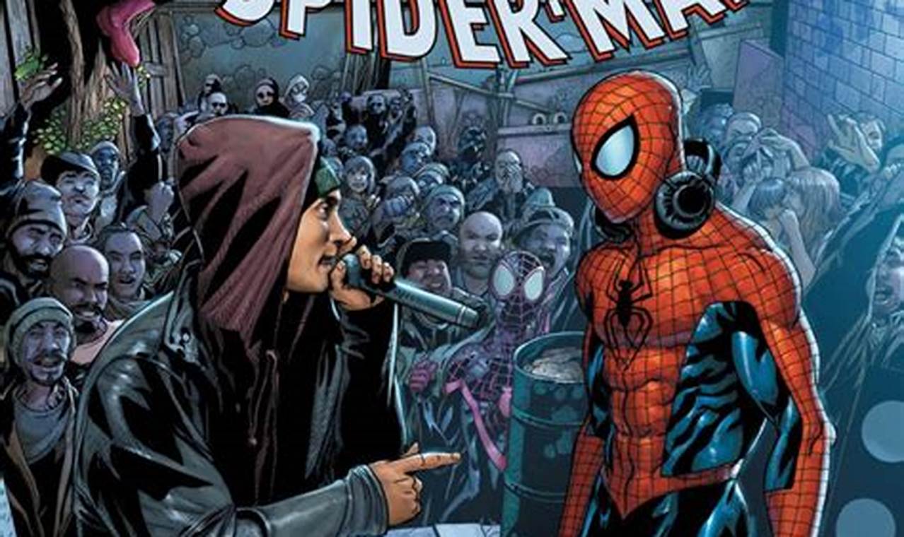 eminem spider man comic book