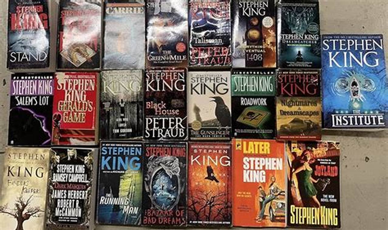 stephen king's books in order