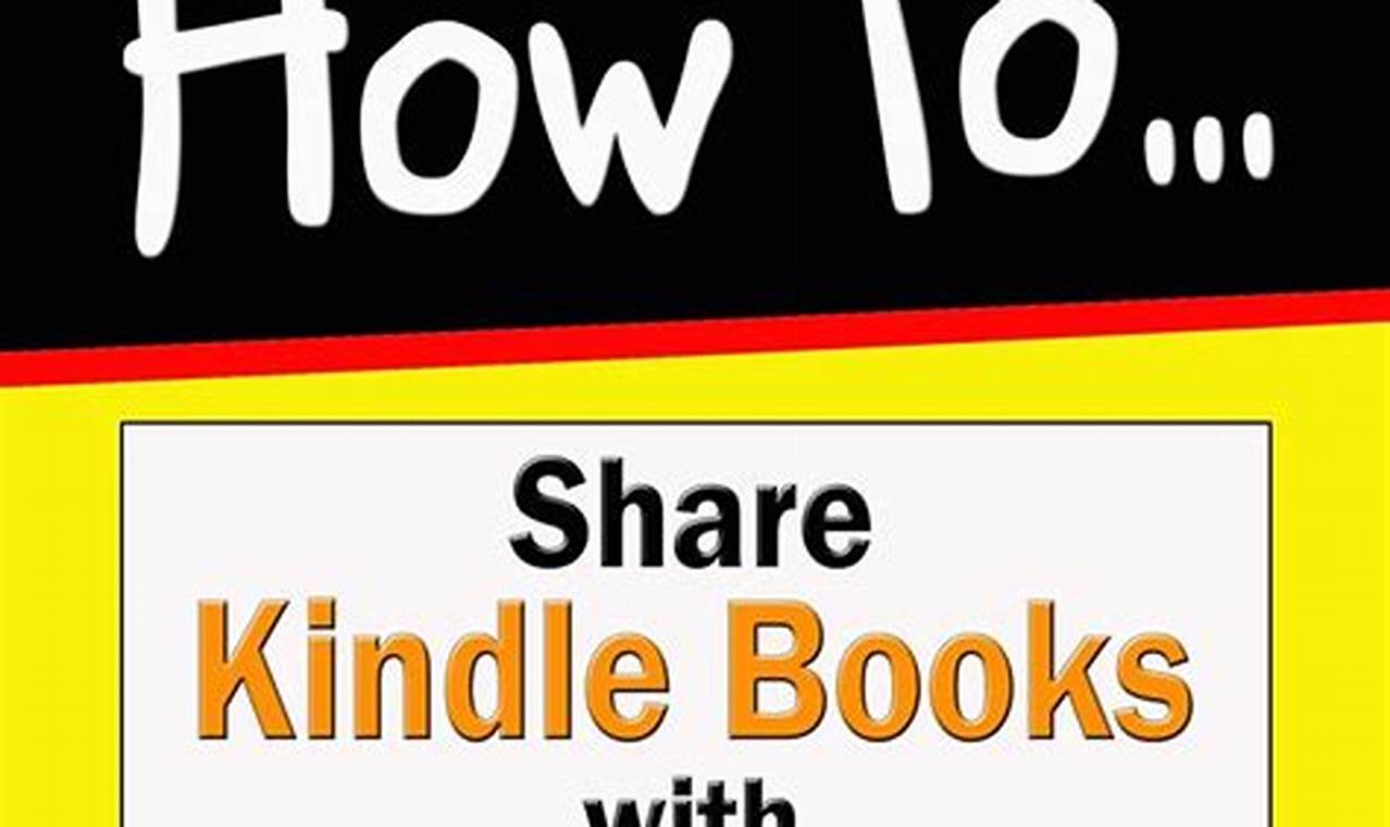 how to share kindle books