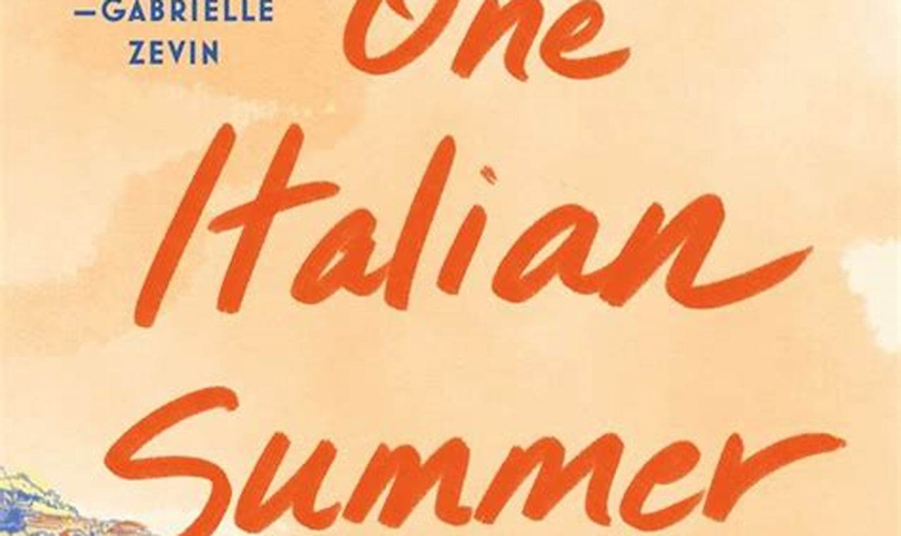 one italian summer book