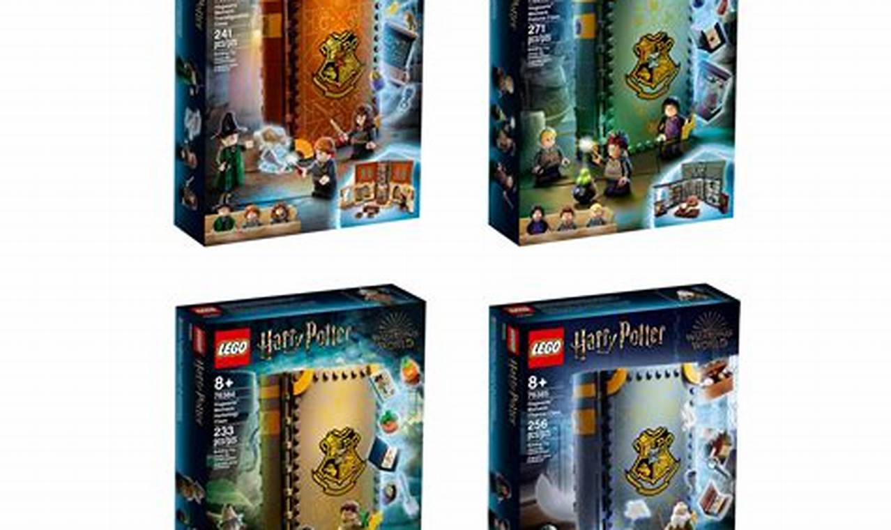 harry potter lego book sets